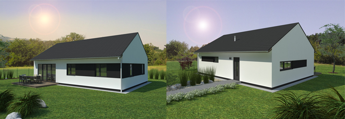 Inspiračn&iacute; dům - vizualizace